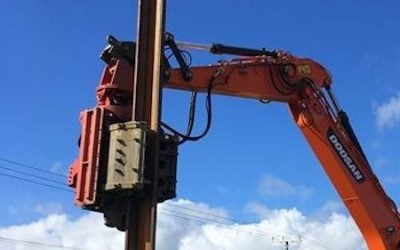 Guidelines for excavator and side-grip vibratory pile drivers